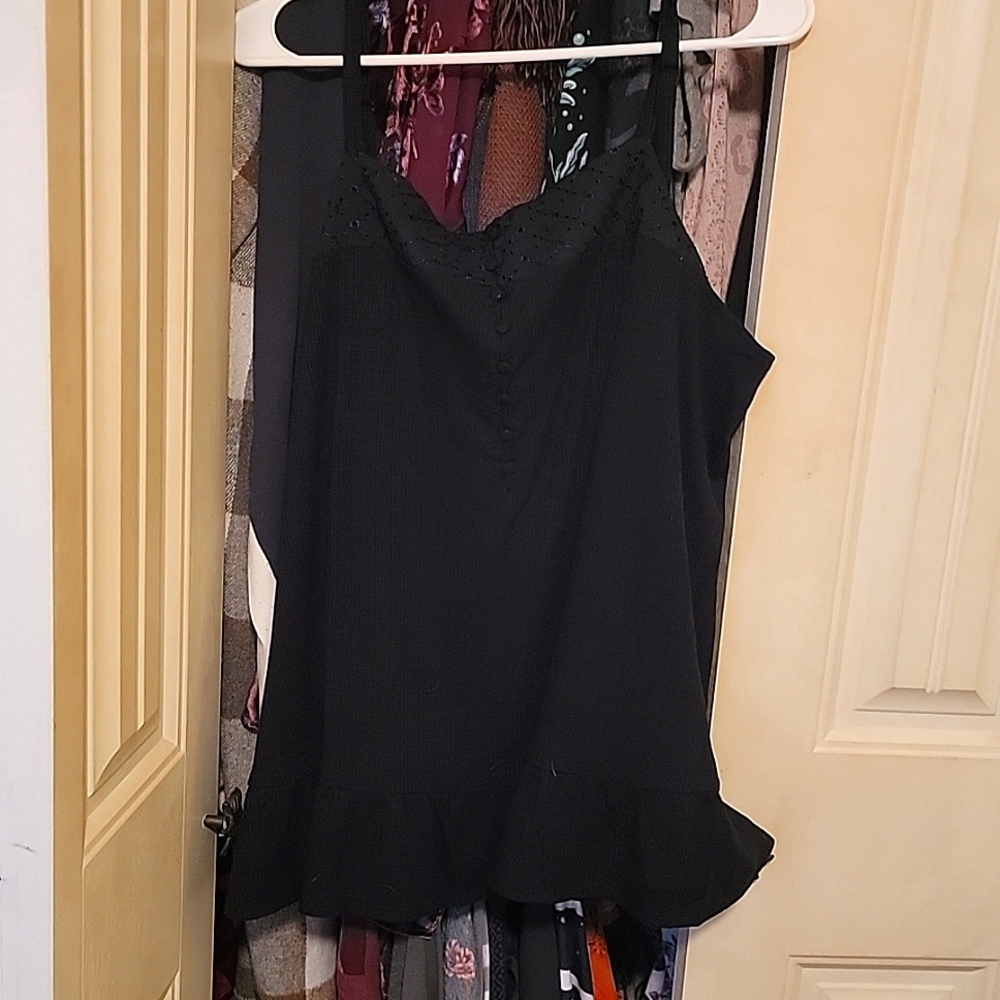Torrid black swing tank top